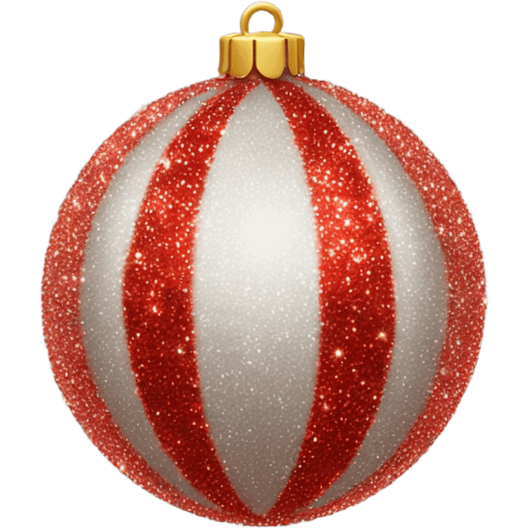 Red ornament sparkling emoji