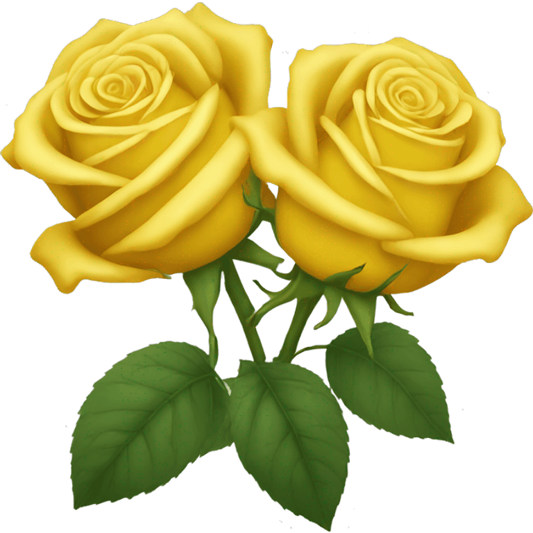 Yellow roses emoji