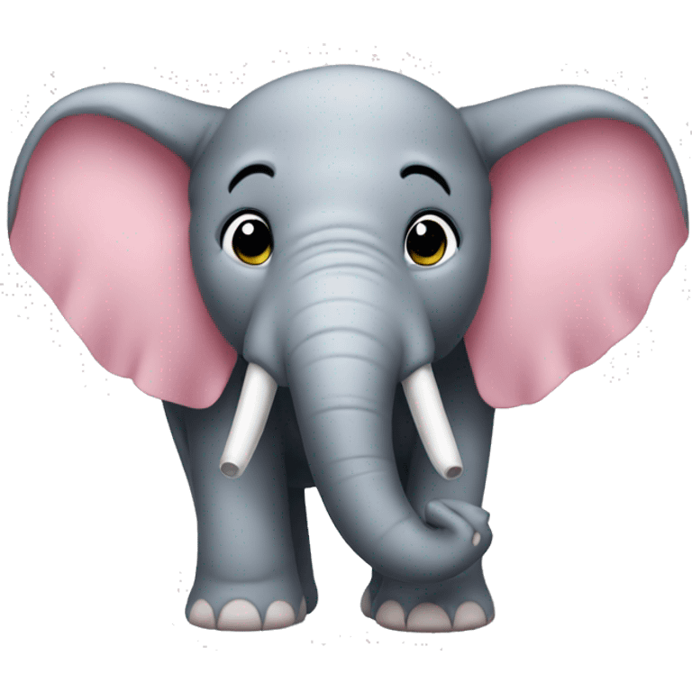 elefante rosa emoji