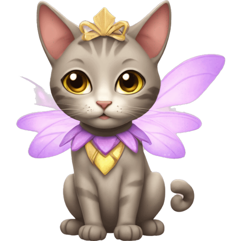 a cat in a fairy costume emoji