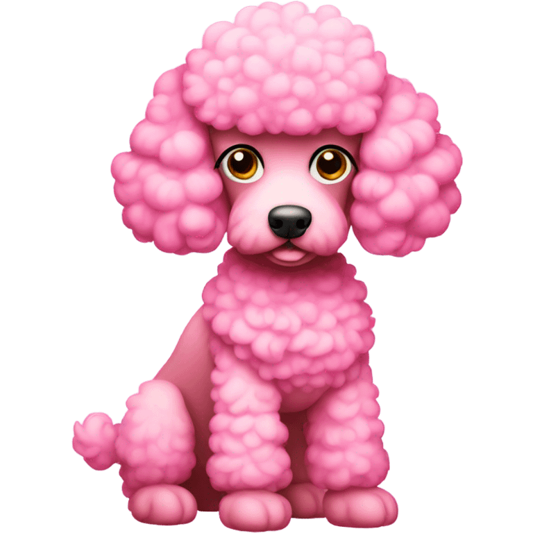 pink poodle emoji