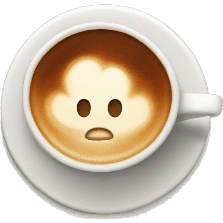 Hot cappuccino  emoji