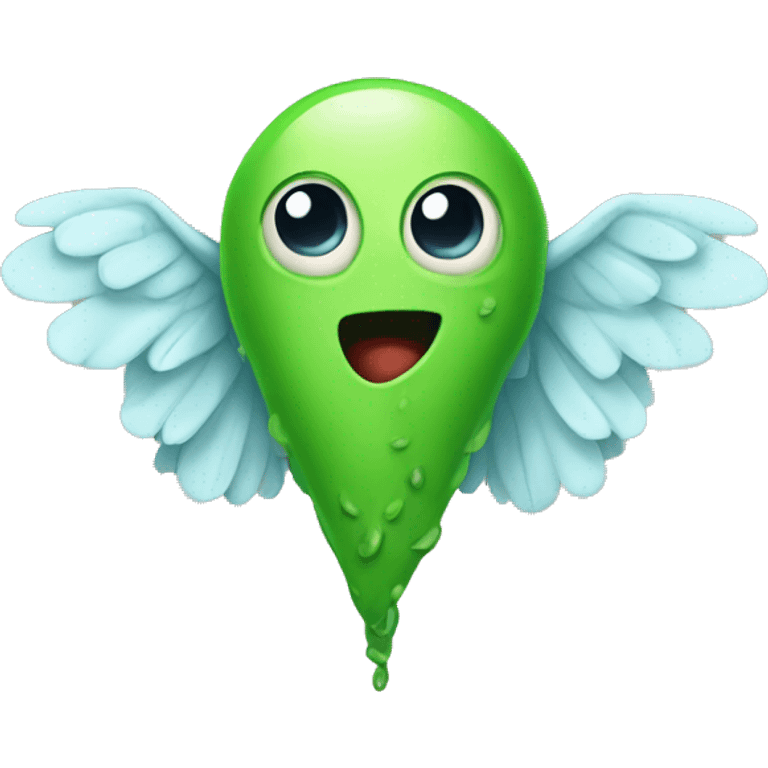 Germ with wings emoji