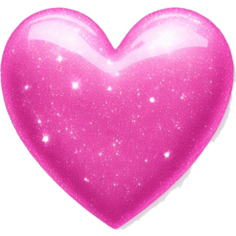 Sparkle pink heart emoji