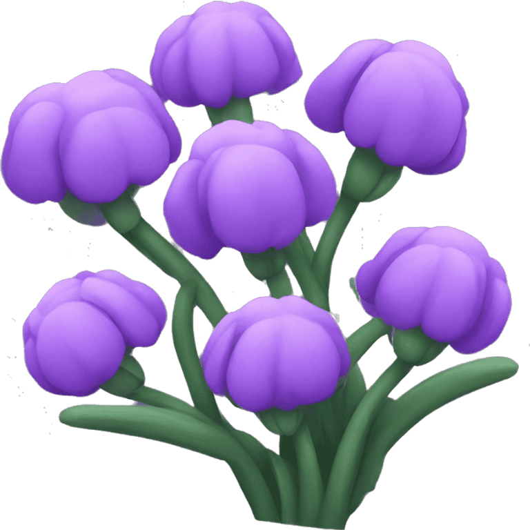 Purple flora emoji