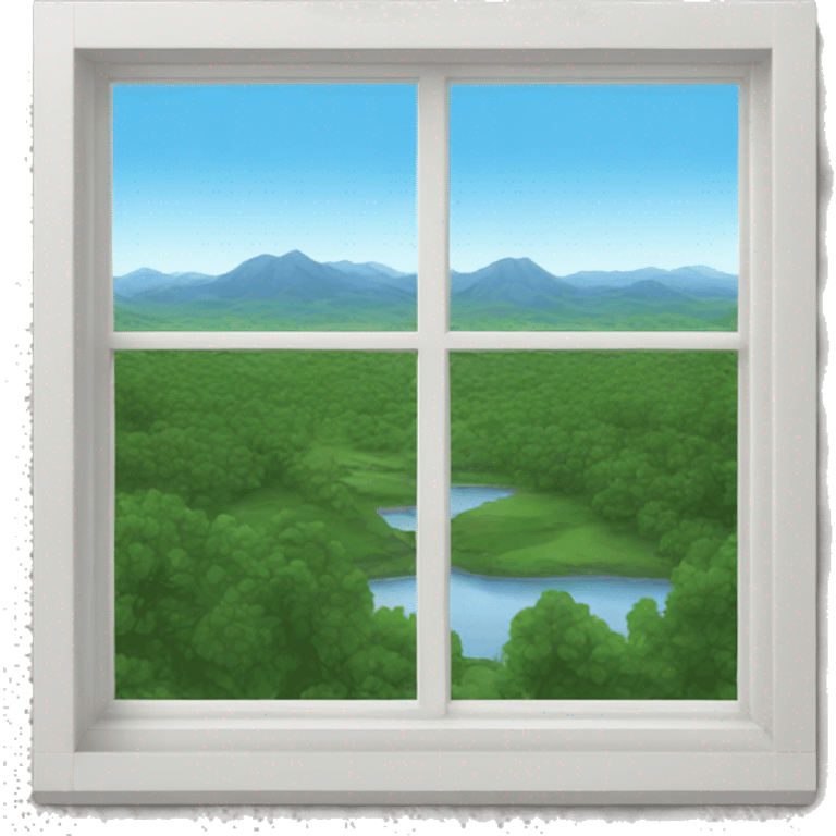 view from a window emoji