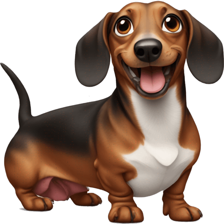 Crazy dachshund  emoji