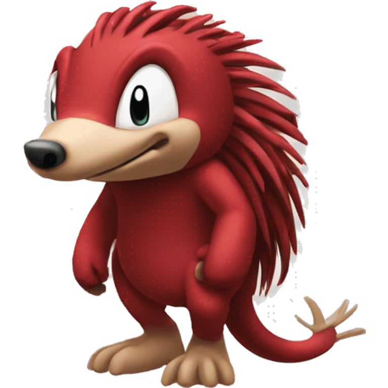 Knuckles the echidna emoji