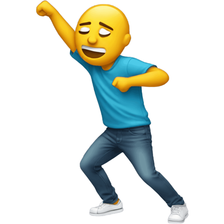 Person dabbing emoji