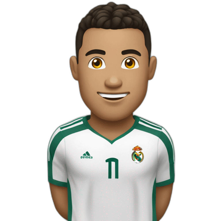 Ronaldo qui rigole  emoji