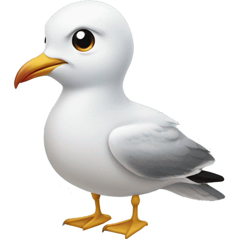 Seagull enface emoji