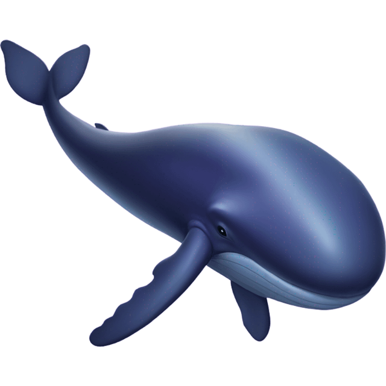 Blue whale purple emoji