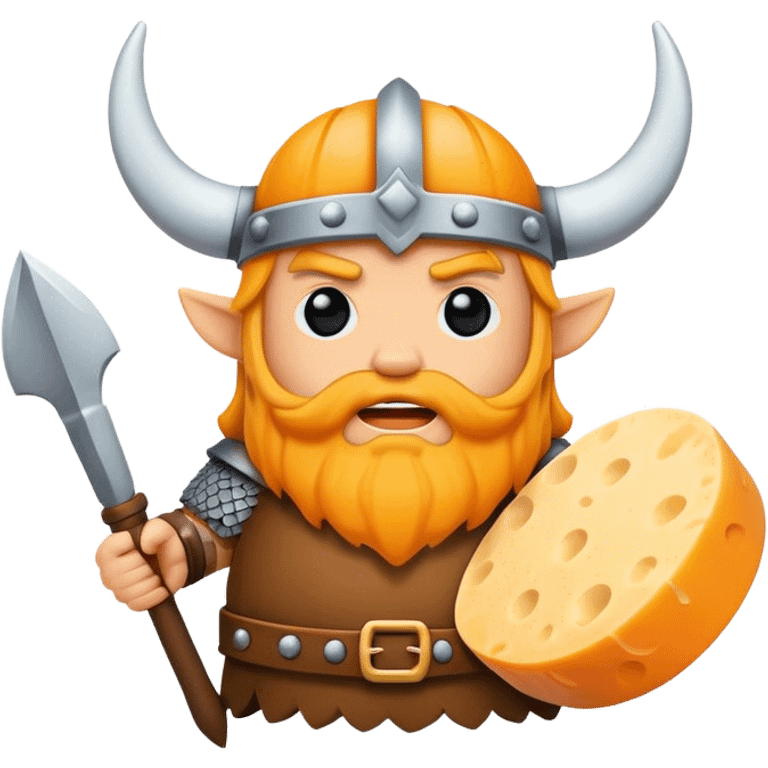 Cheddar Cheese Viking emoji