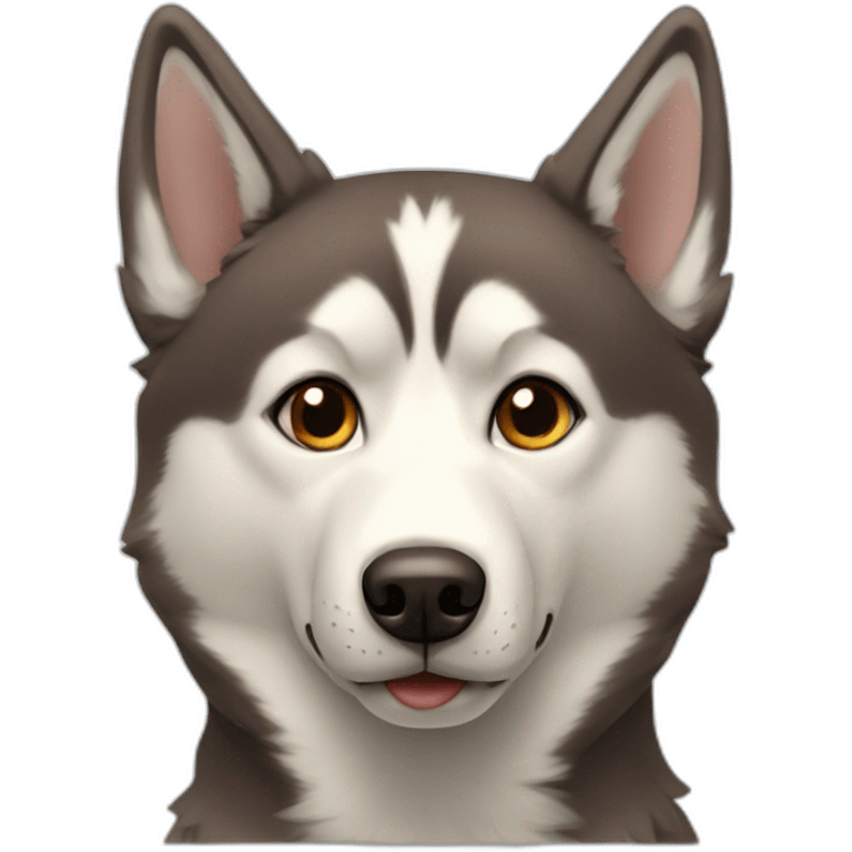 brown-husky emoji