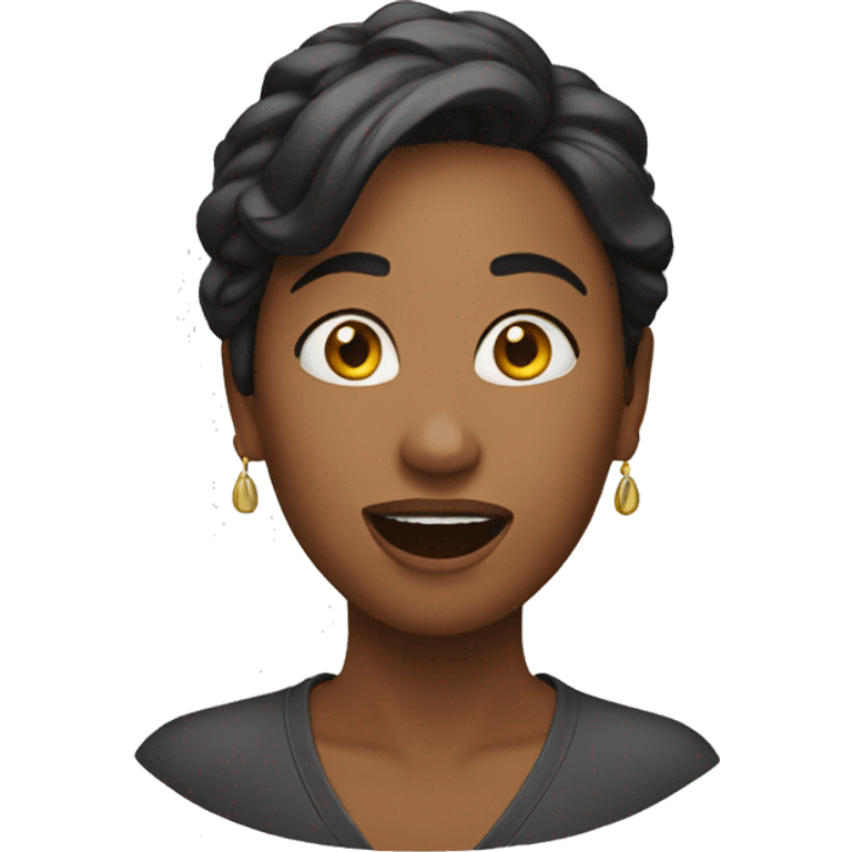 surprise woman emoji