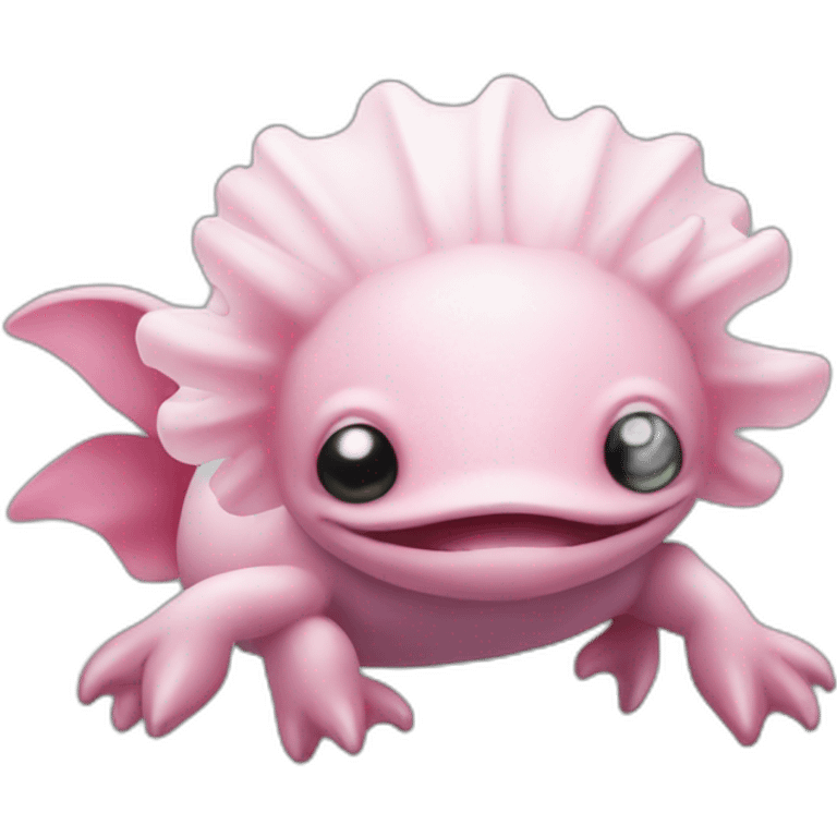 Axolotl qui boit de la vodka emoji