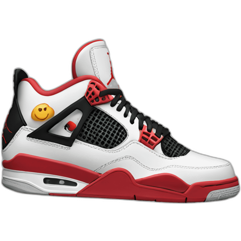 Jordan 4 chaussures emoji