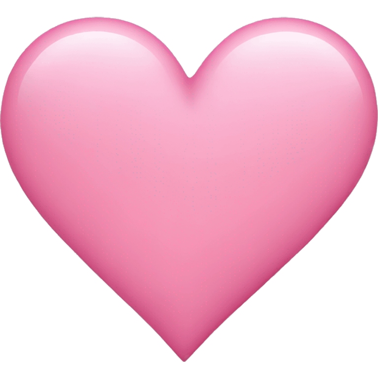 Plain Pink heart  emoji