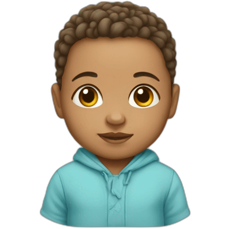 Light skin newborn emoji