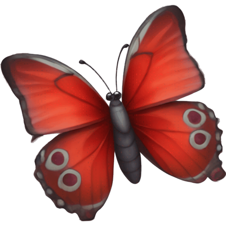 red wine butterfly emoji