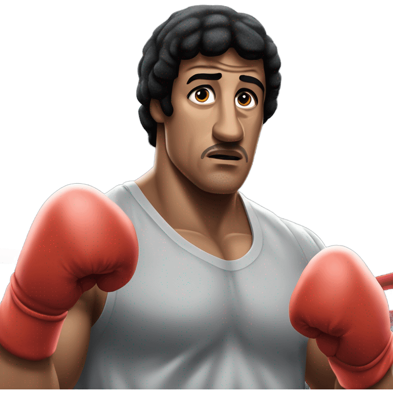 Rocky balboa emoji