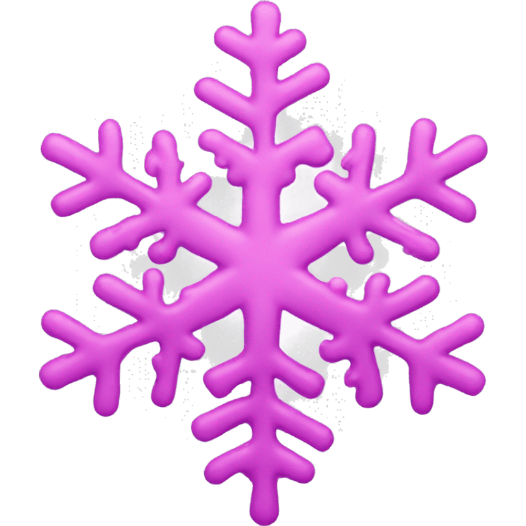 pink snowflake emoji