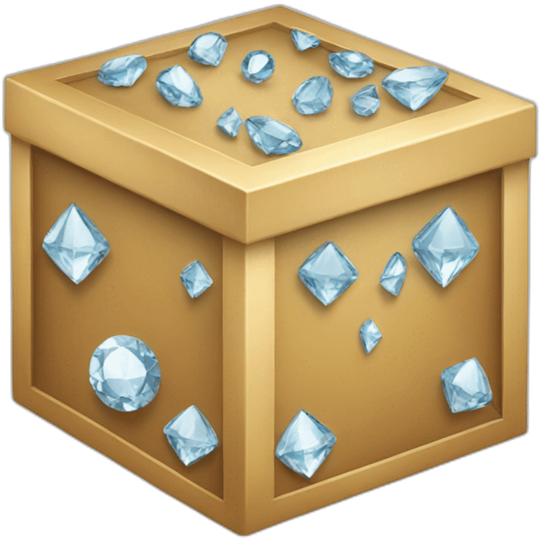 box with diamonds emoji