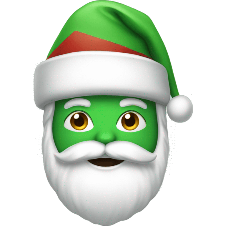 Green Santa  emoji