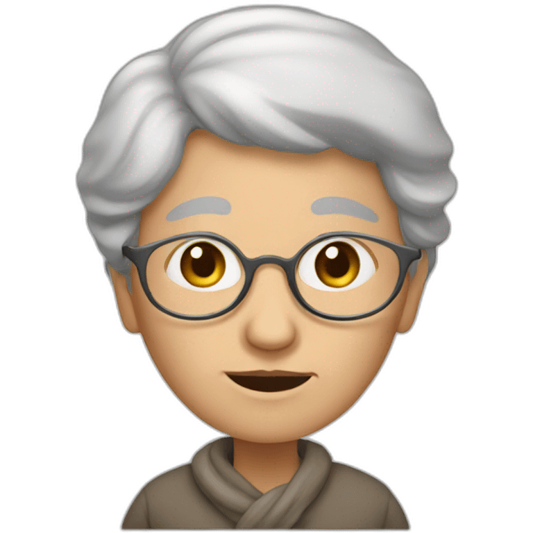 faceless old woman who secretly lives in your home emoji