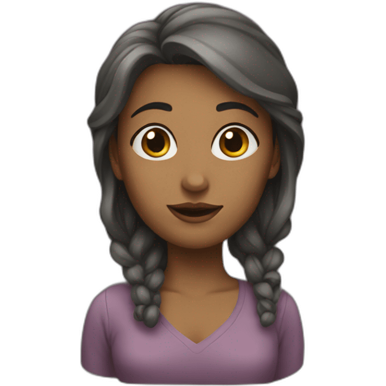 Femme en emoji