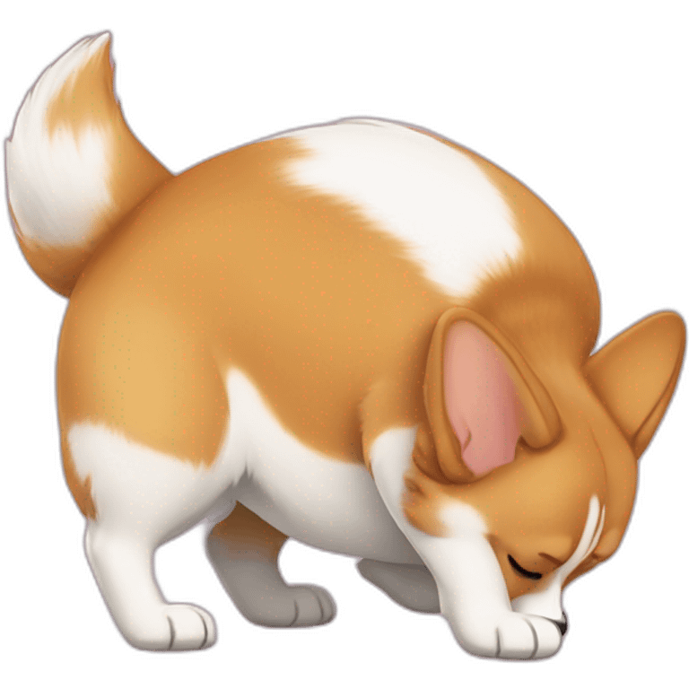 Corgi butt emoji