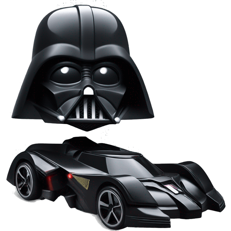 Darth Vader themed sporty Batman rc car  emoji