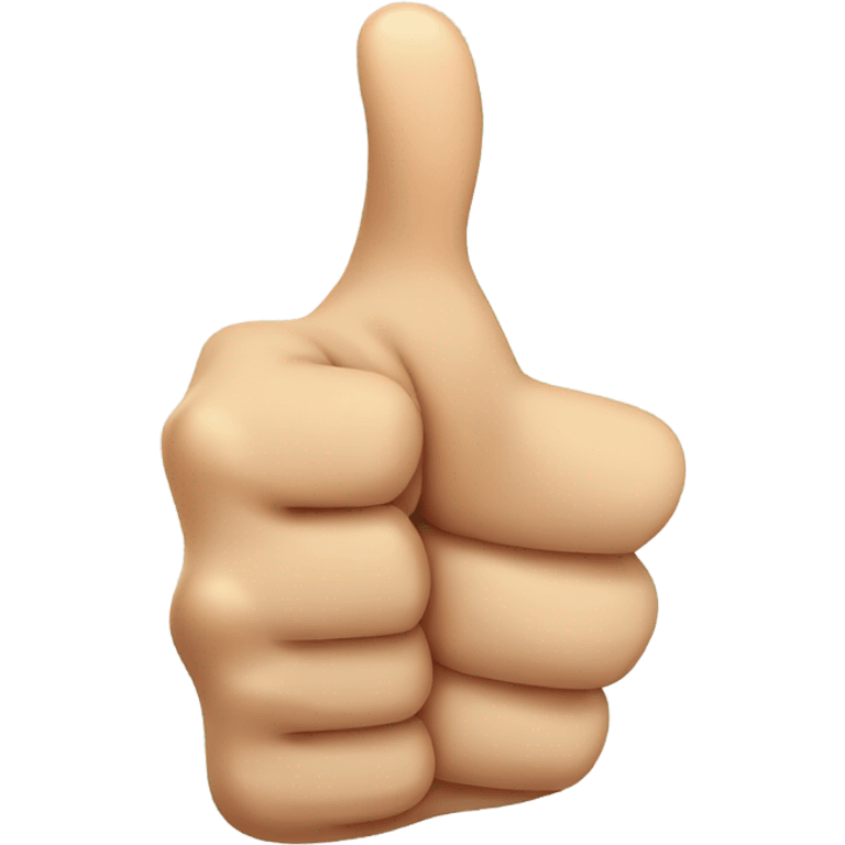 Thumbs up emoji