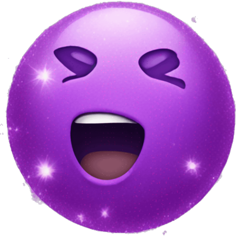 Purple sparkles  emoji