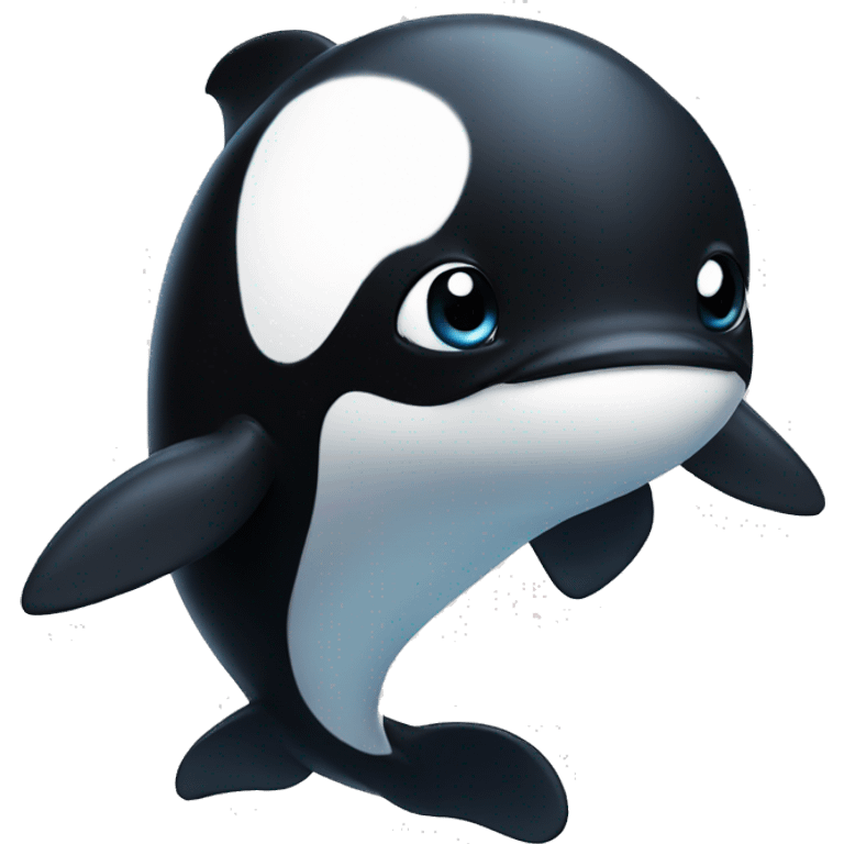 Chibi orca emoji