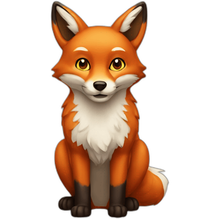 a fox emoji