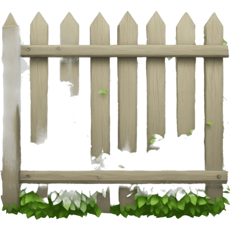 garden fence emoji