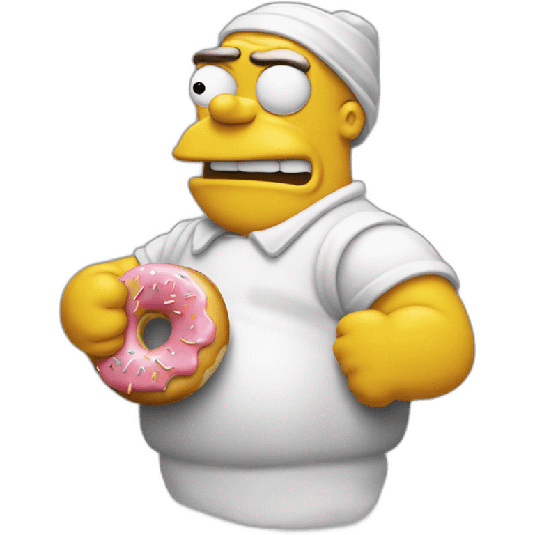 homer sipson qui mangr un donut emoji