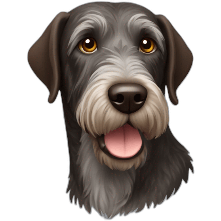 German Wirehaired Pointer dog emoji