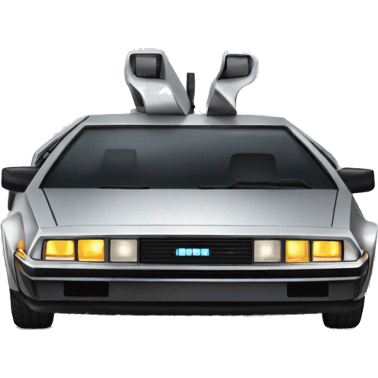 delorean emoji