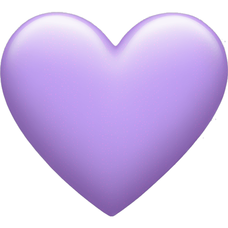 Pastel Purple Heart  emoji