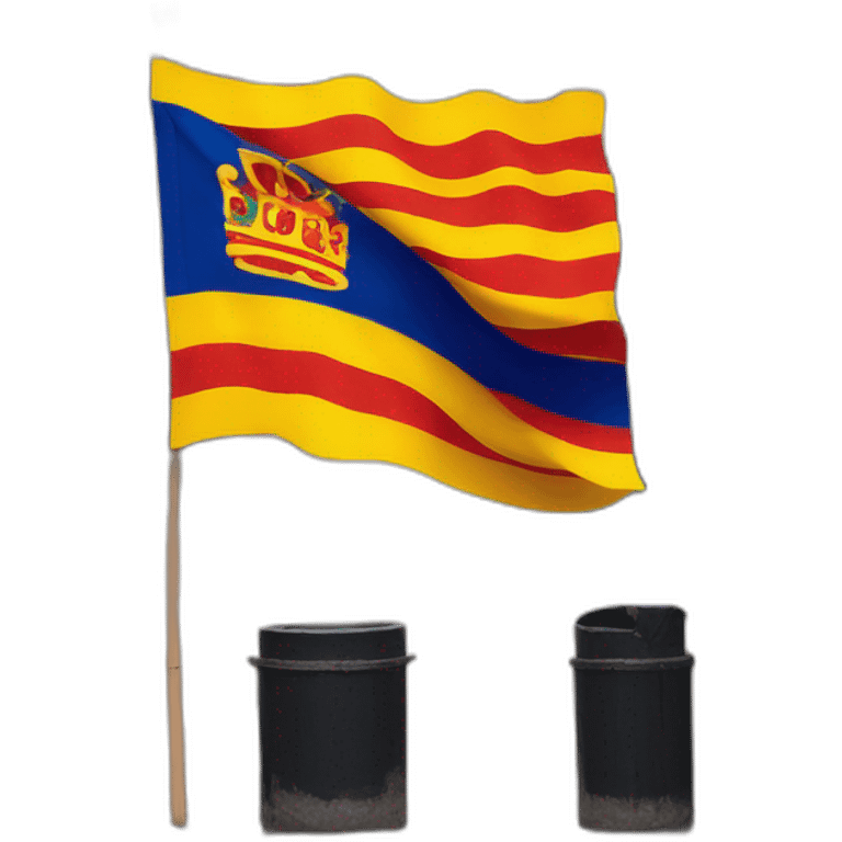 Bandera independentista catalana emoji