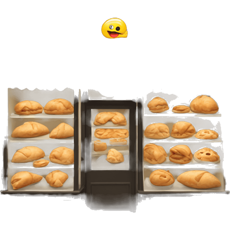 Pasty shop in Paris  emoji