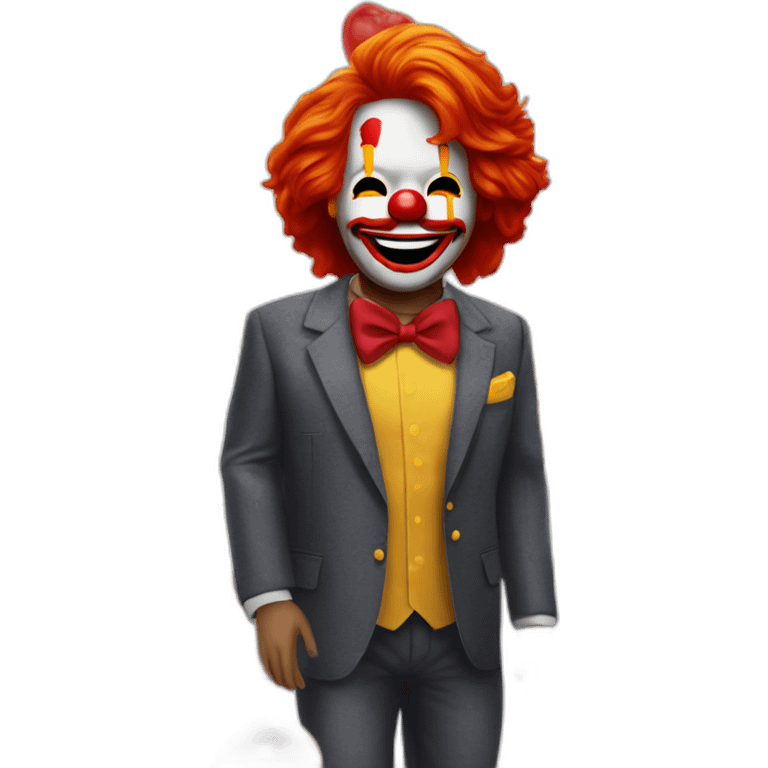 Ronald Mcdonald clubbing emoji