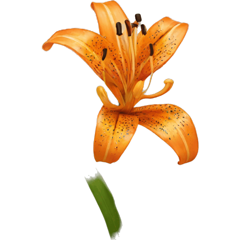 tiger lily emoji