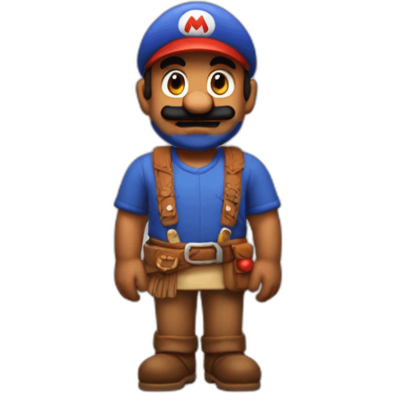 indian mario emoji