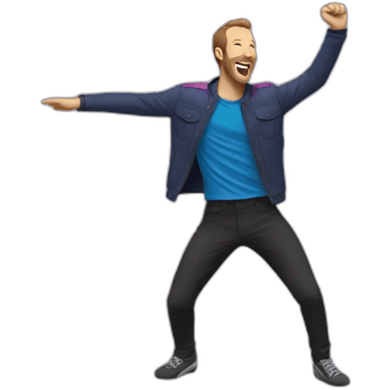 coldplay dance emoji