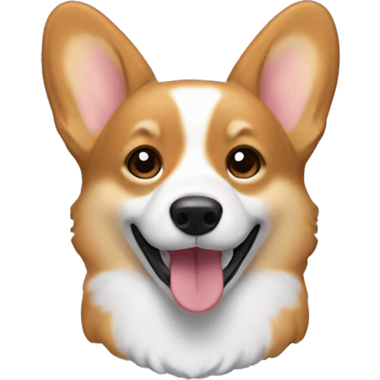 Corgi with toy  emoji