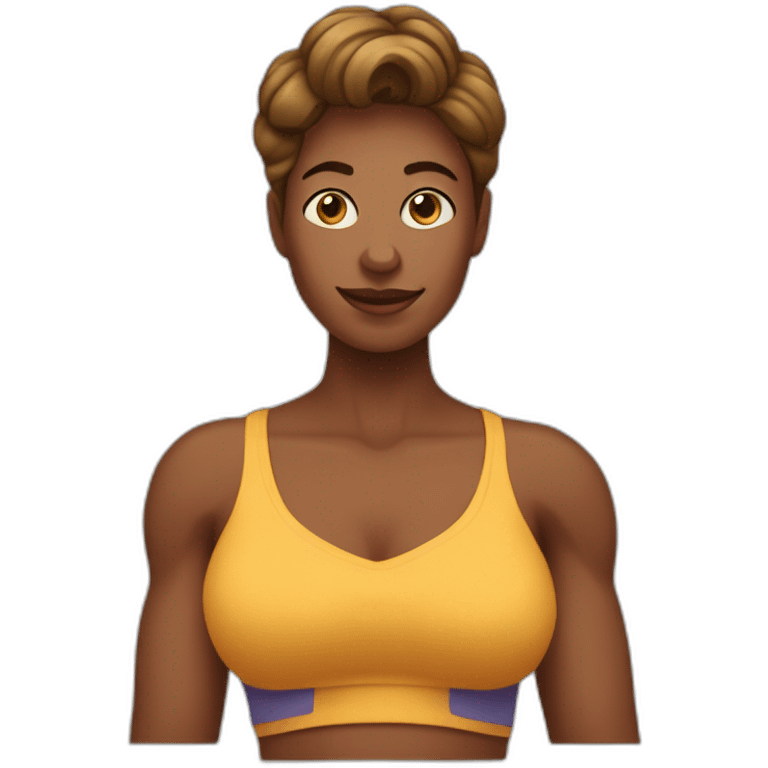 Une maman musclée emoji