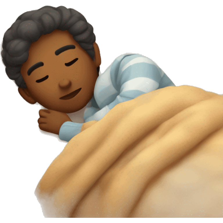 Cozy sleep in autumn emoji